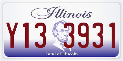 IL license plate Y133931