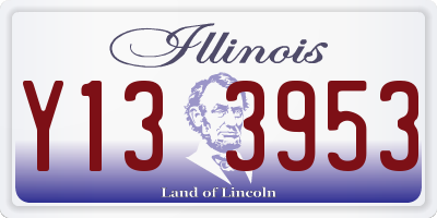IL license plate Y133953