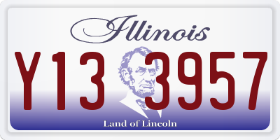 IL license plate Y133957