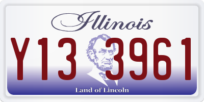 IL license plate Y133961