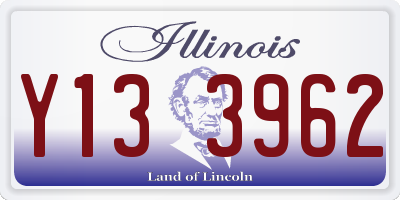 IL license plate Y133962