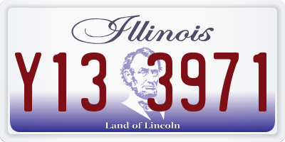 IL license plate Y133971