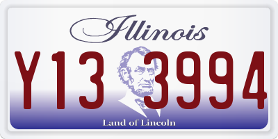 IL license plate Y133994