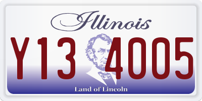 IL license plate Y134005