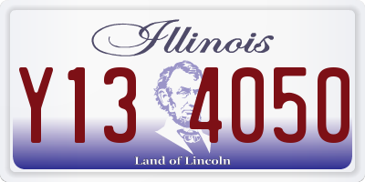 IL license plate Y134050