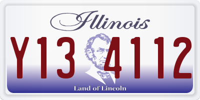 IL license plate Y134112