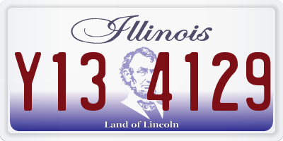 IL license plate Y134129