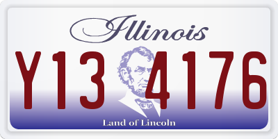 IL license plate Y134176