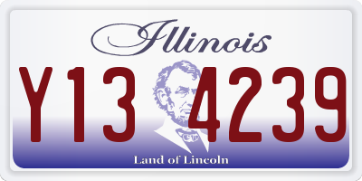 IL license plate Y134239