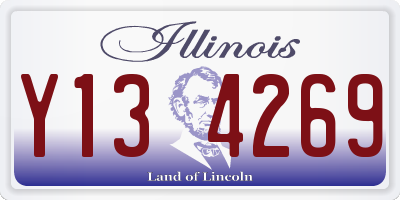 IL license plate Y134269