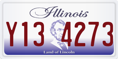 IL license plate Y134273