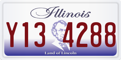IL license plate Y134288
