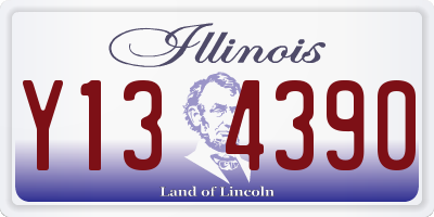 IL license plate Y134390