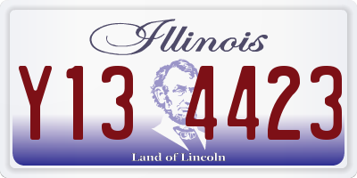 IL license plate Y134423