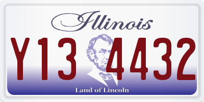 IL license plate Y134432