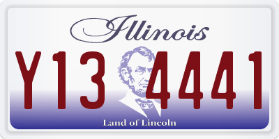 IL license plate Y134441
