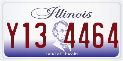 IL license plate Y134464