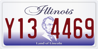 IL license plate Y134469