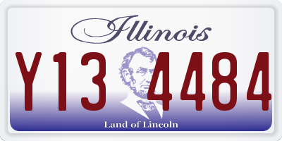IL license plate Y134484