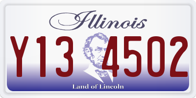 IL license plate Y134502