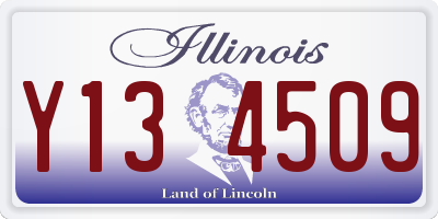 IL license plate Y134509