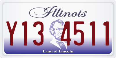 IL license plate Y134511