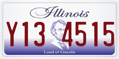 IL license plate Y134515