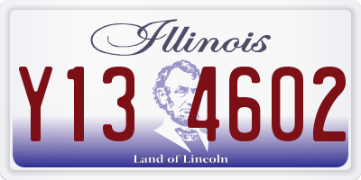 IL license plate Y134602