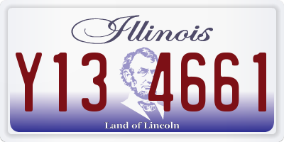 IL license plate Y134661