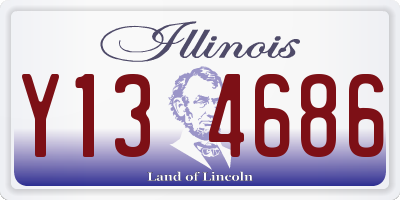 IL license plate Y134686