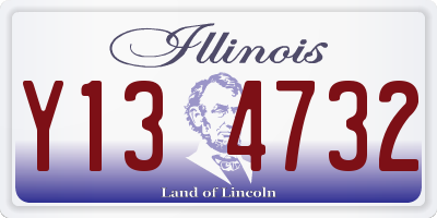 IL license plate Y134732