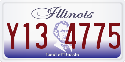IL license plate Y134775