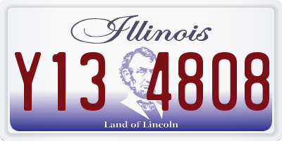 IL license plate Y134808