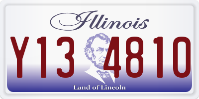 IL license plate Y134810