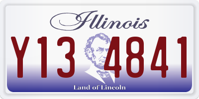 IL license plate Y134841