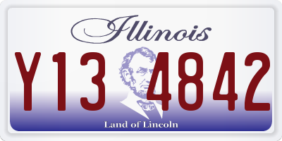 IL license plate Y134842