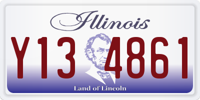 IL license plate Y134861