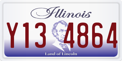 IL license plate Y134864