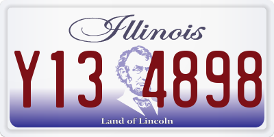 IL license plate Y134898