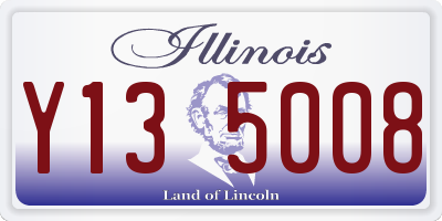 IL license plate Y135008