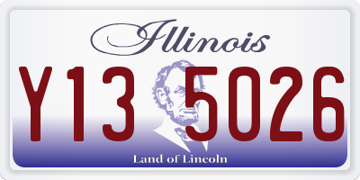 IL license plate Y135026