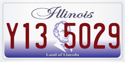 IL license plate Y135029