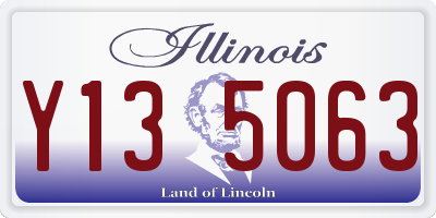 IL license plate Y135063