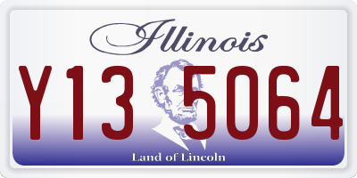 IL license plate Y135064