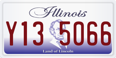 IL license plate Y135066