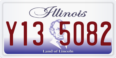IL license plate Y135082