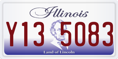 IL license plate Y135083