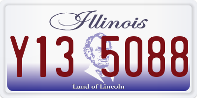 IL license plate Y135088