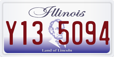 IL license plate Y135094
