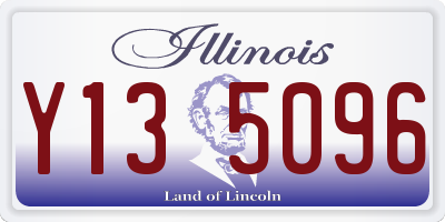 IL license plate Y135096